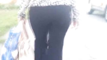Huge butt milfs in dark pants